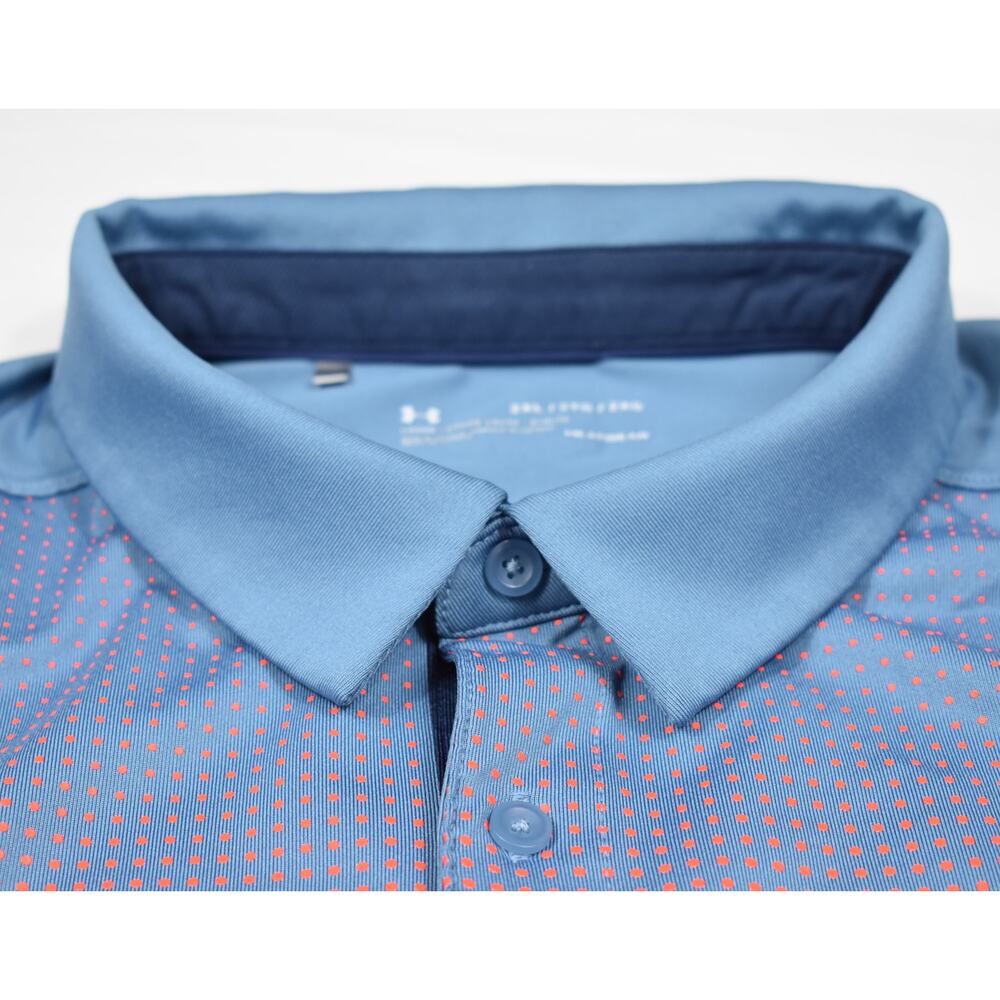 Under Armour CoolSwitch Loose Fit HeatGear Golf Polo XXL Striped